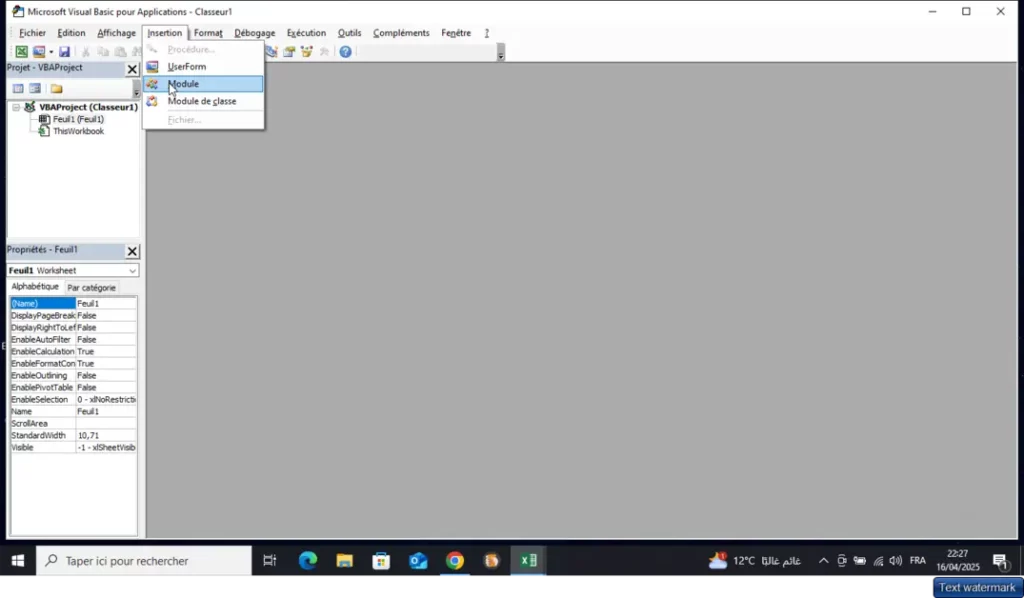 Excel Developer Tab open with VBA Macro insertion steps visible