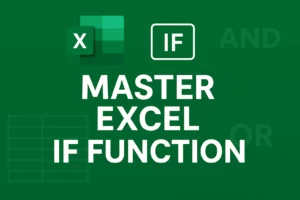 Excel IF function tutorial - Learn how to use logical formulas with examples