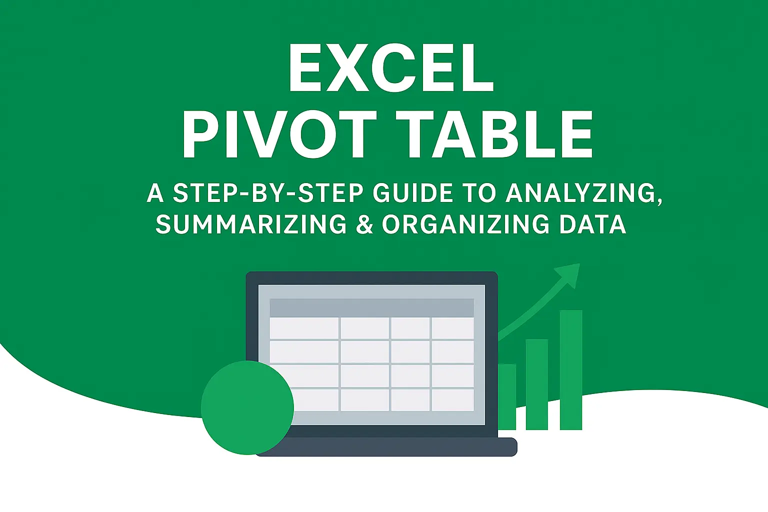 Pivot Tables in Excel used for data analysis and dynamic dashboards