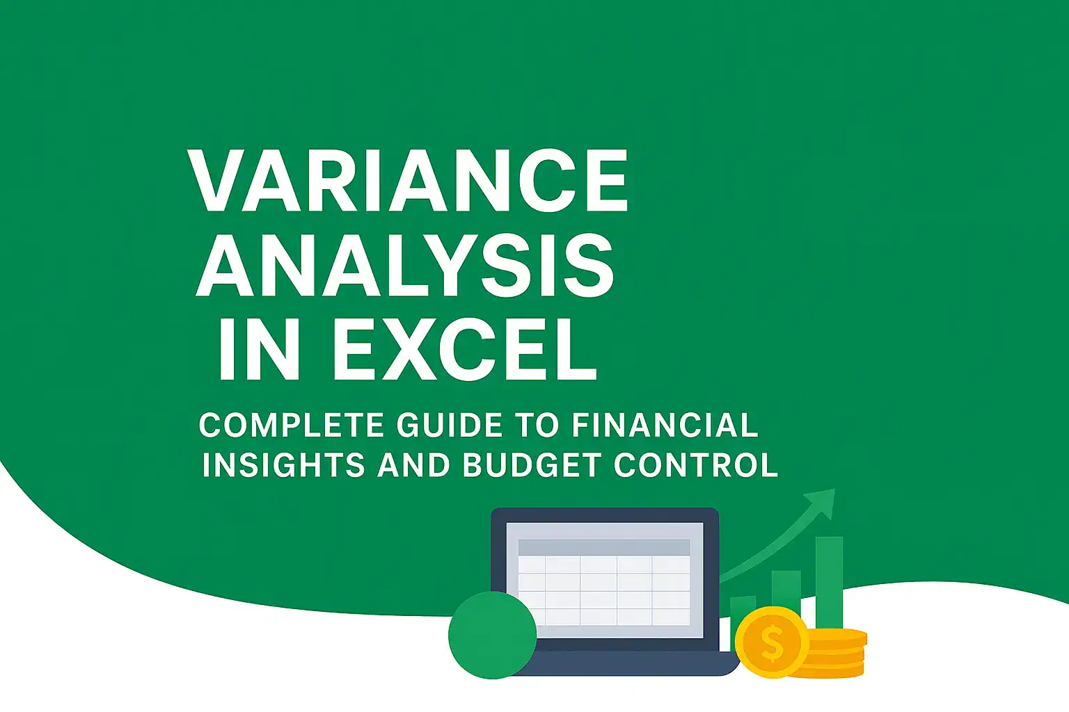 Variance Analysis in Excel - Complete guide to financial insights and budget control using Excel charts and dashboards.