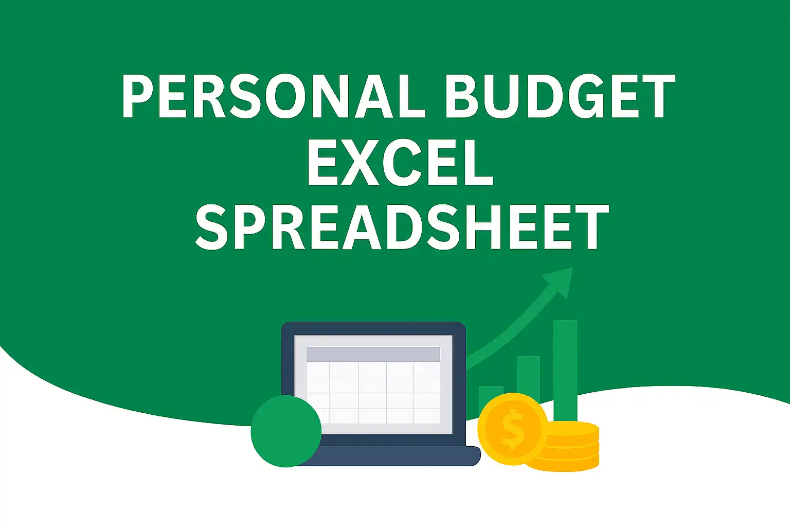 Personal Budget Excel Spreadsheet for simple budgeting and monthly money management